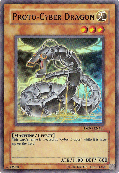 Proto-Cyber Dragon [DR04-EN130] Super Rare | Chromatic Games