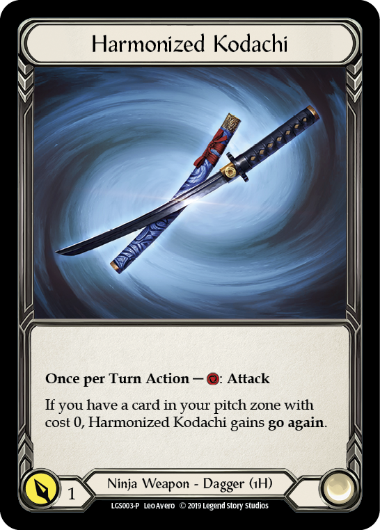 Harmonized Kodachi [LGS003-P] (Promo)  1st Edition Cold Foil | Chromatic Games