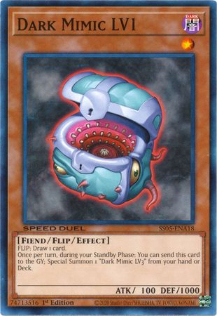 Dark Mimic LV1 [SS05-ENA18] Common | Chromatic Games