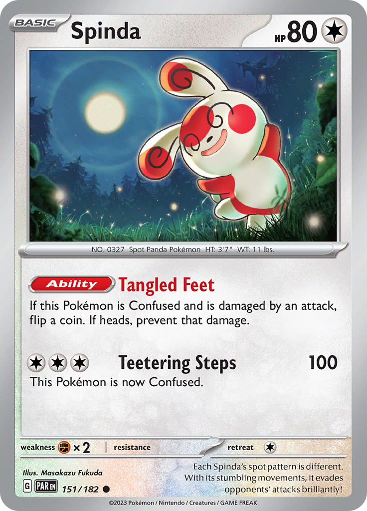 Spinda (151/182) [Scarlet & Violet: Paradox Rift] | Chromatic Games