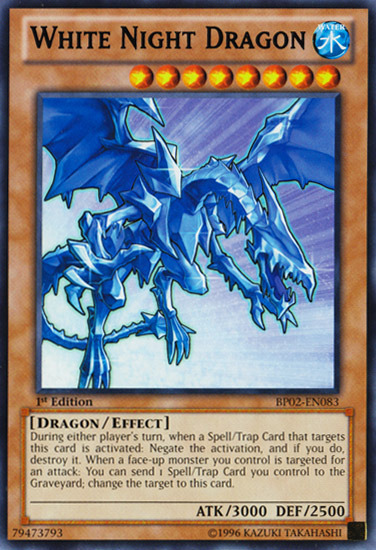 White Night Dragon [BP02-EN083] Mosaic Rare | Chromatic Games