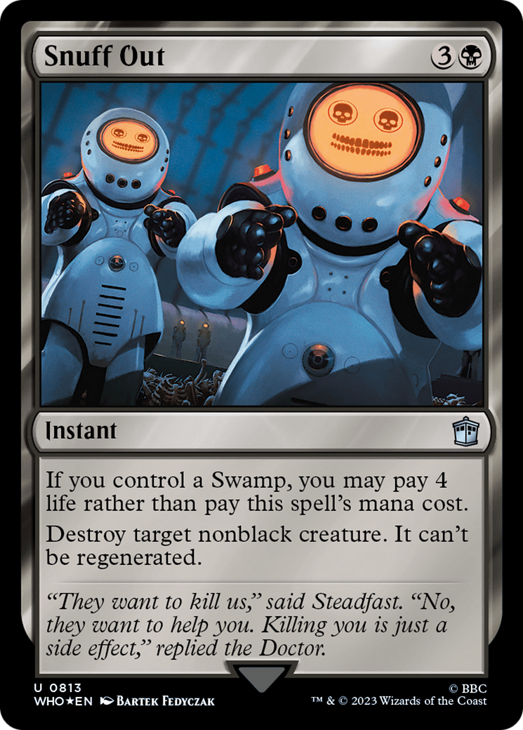 Snuff Out (Surge Foil) [Doctor Who] | Chromatic Games