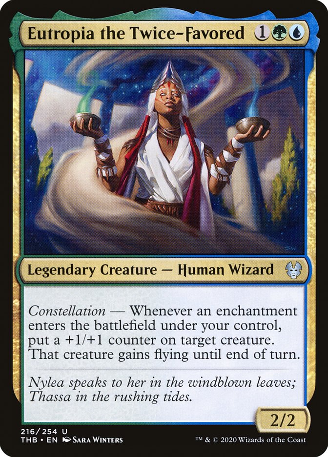 Eutropia the Twice-Favored 216/254 (Theros Beyond Death)  - Foil | Chromatic Games