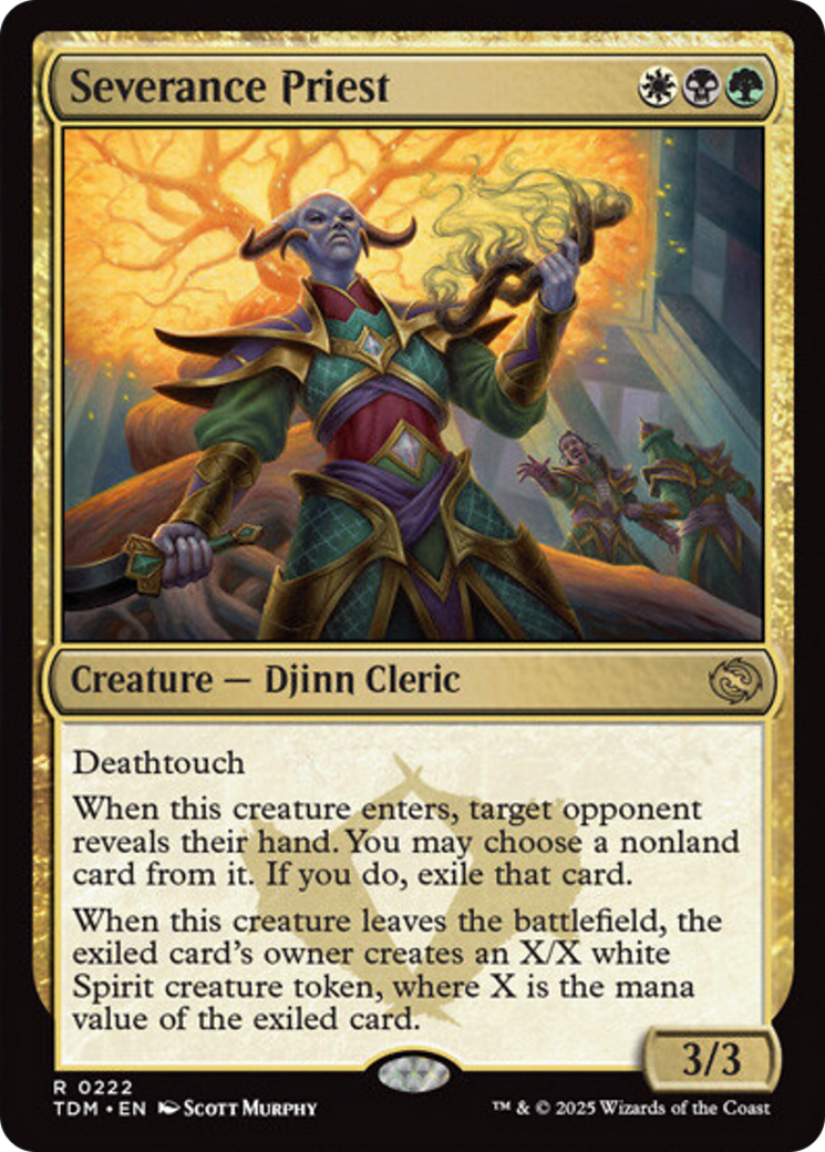 Severance Priest [Tarkir: Dragonstorm] | Chromatic Games