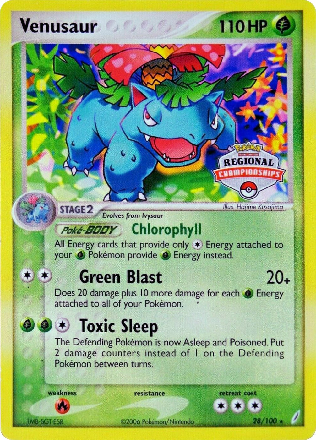 Venusaur (28/100) (Regional Championship Promo) [EX: Crystal Guardians] | Chromatic Games