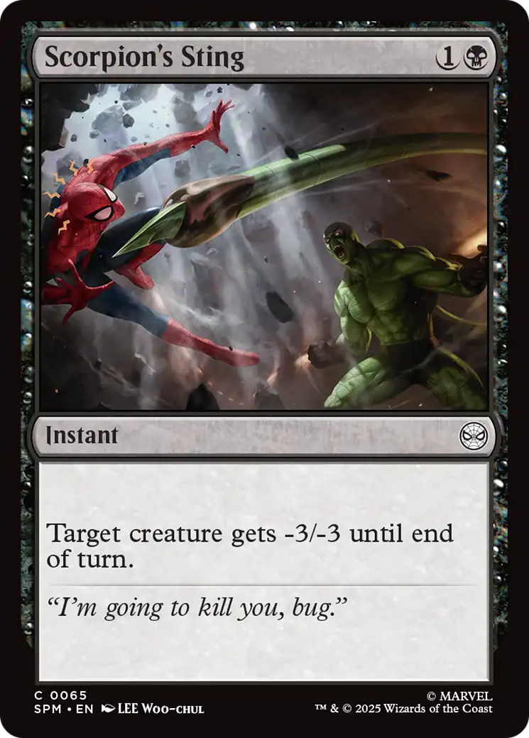 Scorpion's Sting [Marvel's Spider-Man] | Chromatic Games