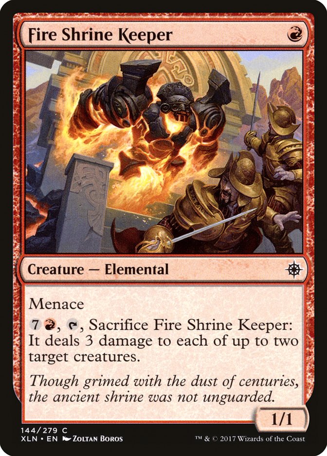 Fire Shrine Keeper 144/279 (Ixalan)  | Chromatic Games