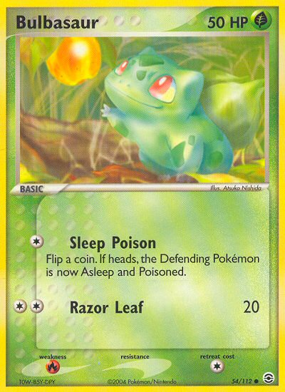 Bulbasaur (54/112) [EX: FireRed & LeafGreen] | Chromatic Games