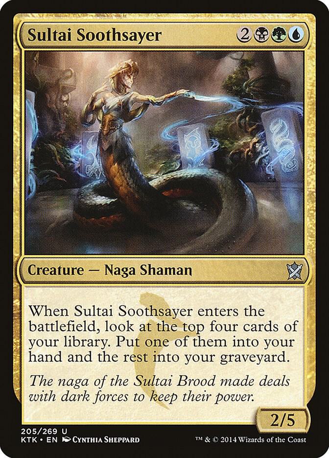 Sultai Soothsayer 205 (Khans of Tarkir)  | Chromatic Games