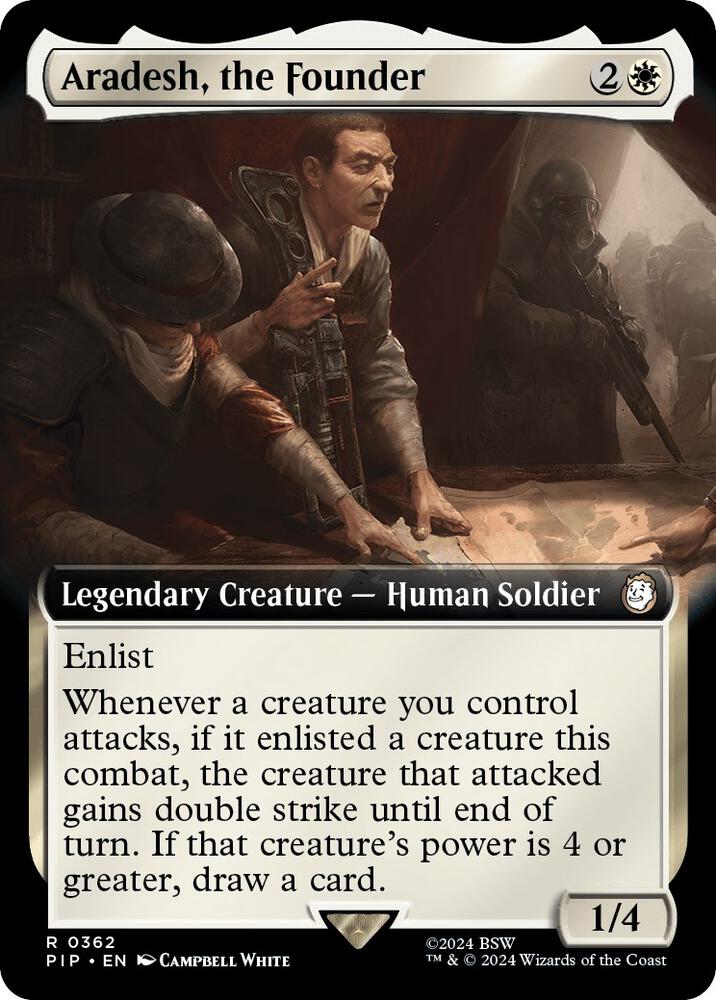 Aradesh, the Founder 362/1076 (Universes Beyond: Fallout)  - Extended Art Foil | Chromatic Games