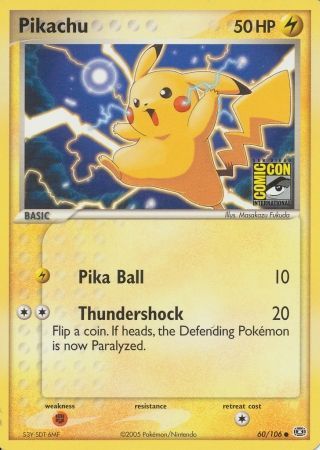 Pikachu (60/106) (2005 San Diego Comic Con) [Miscellaneous Cards] | Chromatic Games