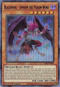 Blackwing - Simoon the Poison Wind (Purple) [LDS2-EN040] Ultra Rare | Chromatic Games