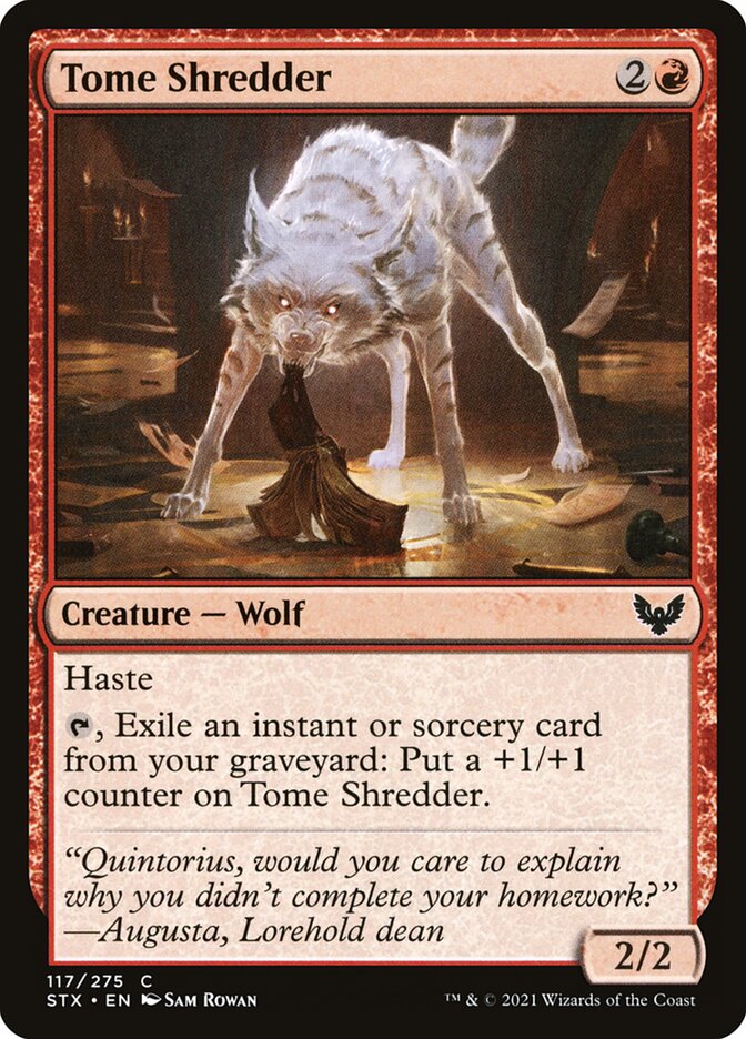 Tome Shredder 117 (Strixhaven: School of Mages)  | Chromatic Games