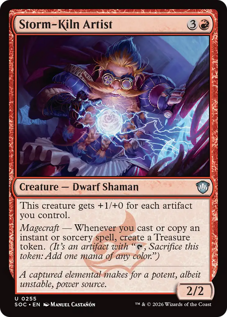 Storm-Kiln Artist [Secrets of Strixhaven Commander] | Chromatic Games