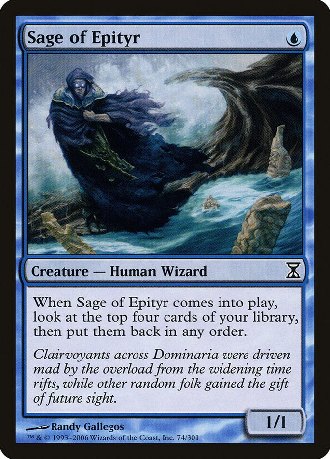Sage of Epityr 74/301 (Time Spiral)  - Foil | Chromatic Games
