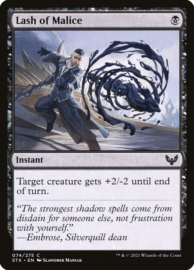 Lash of Malice 74 (Strixhaven: School of Mages)  - Foil | Chromatic Games