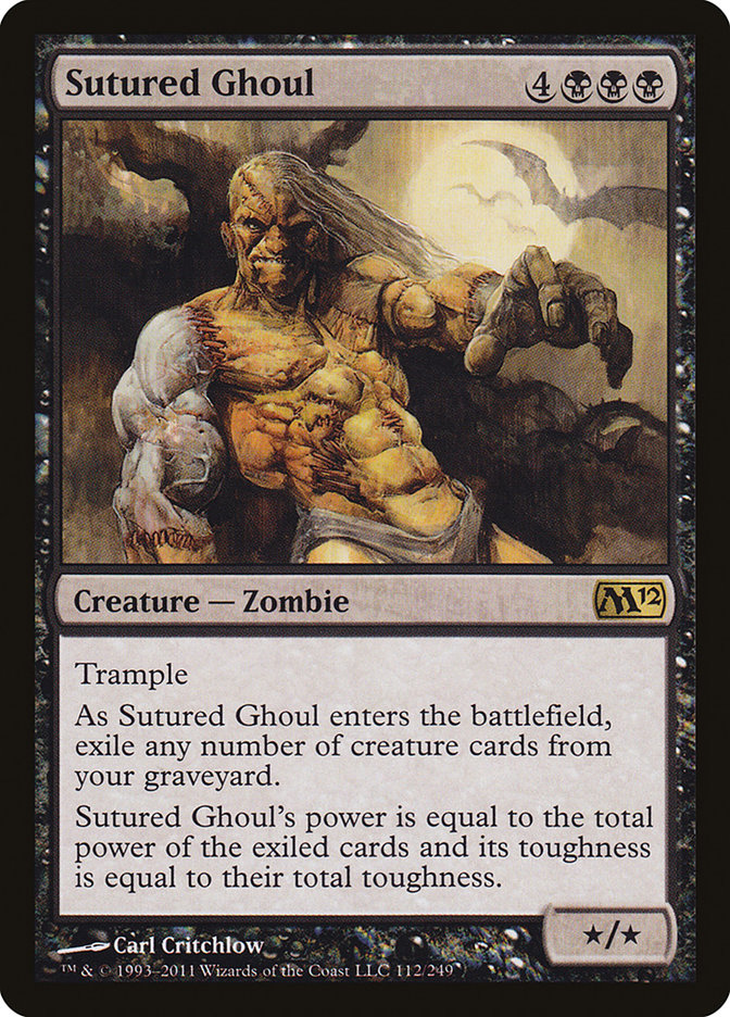 Sutured Ghoul 112/249 (Magic 2012 (M12))  | Chromatic Games