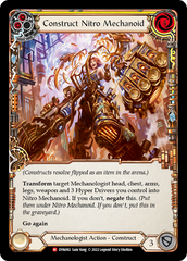 Construct Nitro Mechanoid // Nitro Mechanoid [DYN092] (Dynasty)  Rainbow Foil | Chromatic Games