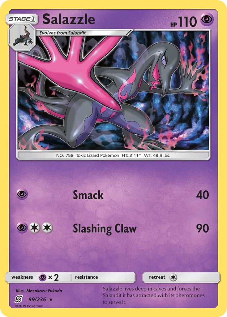 Salazzle (99/236) [Sun & Moon: Unified Minds] | Chromatic Games