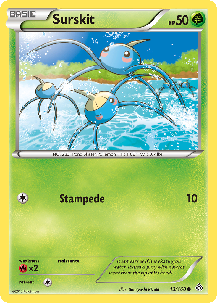 Surskit (13/160) [XY: Primal Clash] | Chromatic Games