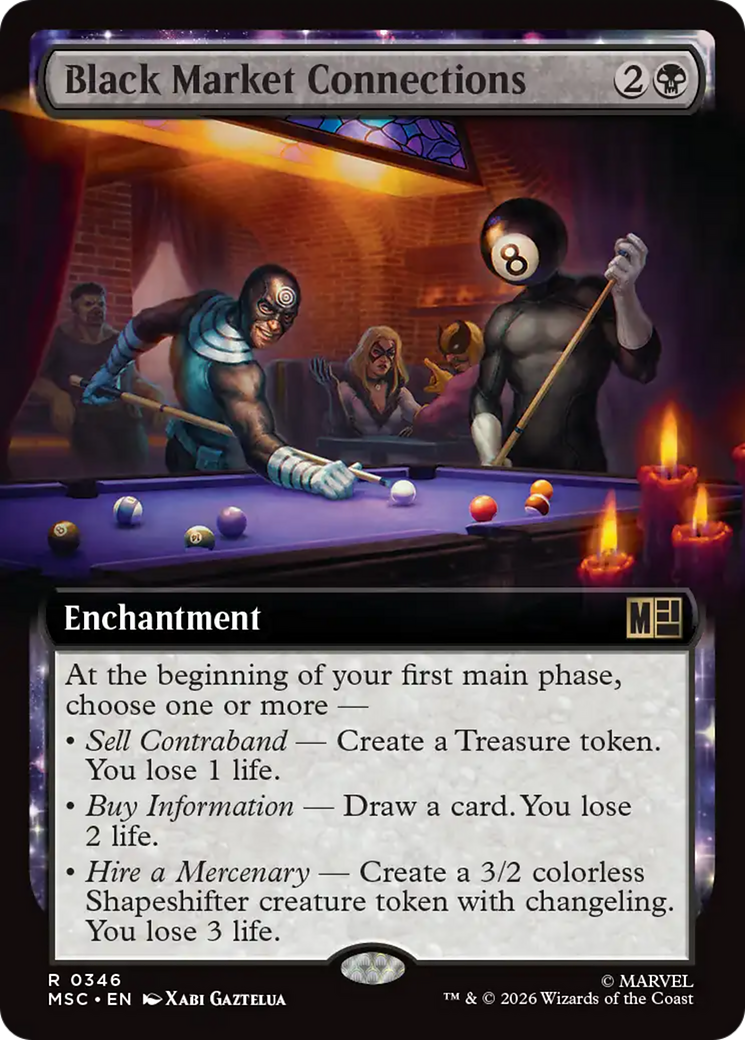 Black Market Connections (Extended Art) [Marvel Super Heroes Commander] | Chromatic Games