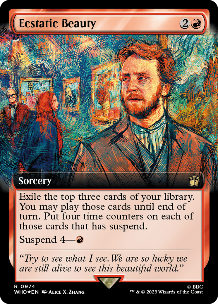Ecstatic Beauty (Extended Art) (Surge Foil) [Doctor Who] | Chromatic Games