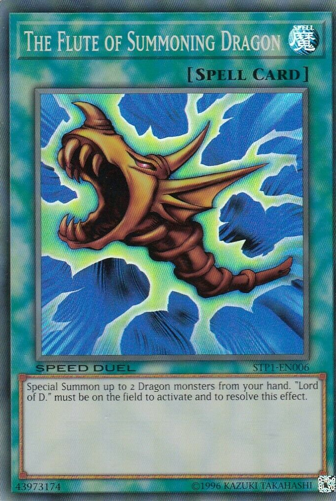 The Flute of Summoning Dragon [STP1-EN006] Super Rare | Chromatic Games