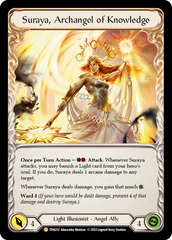 Invoke Suraya // Suraya, Archangel of Knowledge [DYN212] (Dynasty)  Rainbow Foil | Chromatic Games