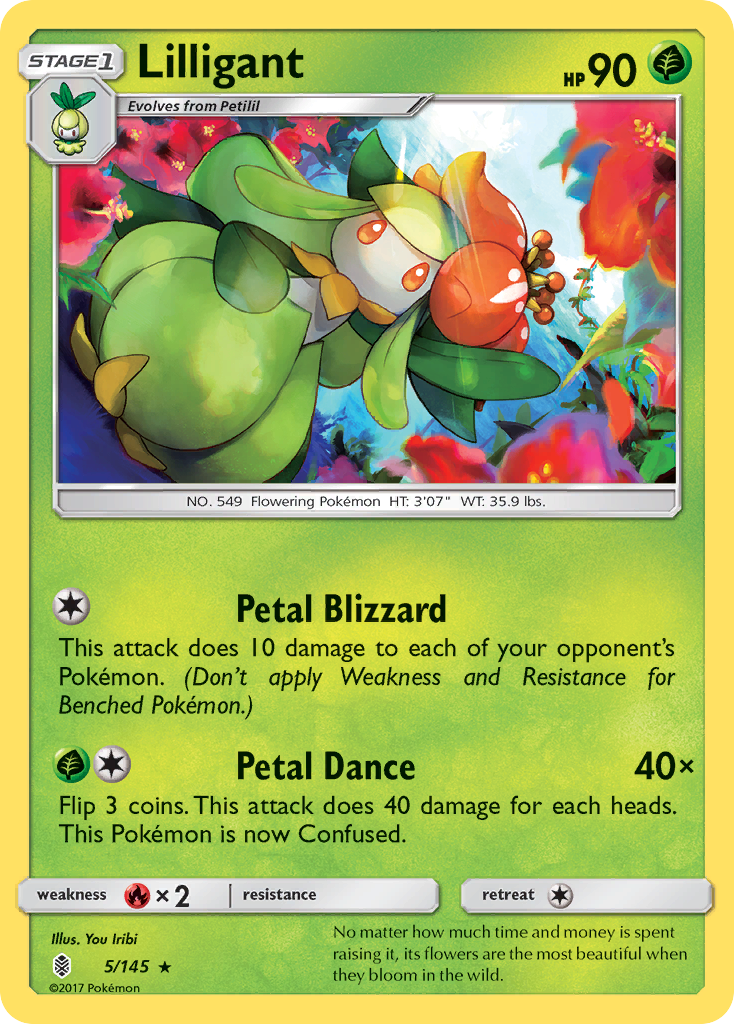 Lilligant (5/145) [Sun & Moon: Guardians Rising] | Chromatic Games