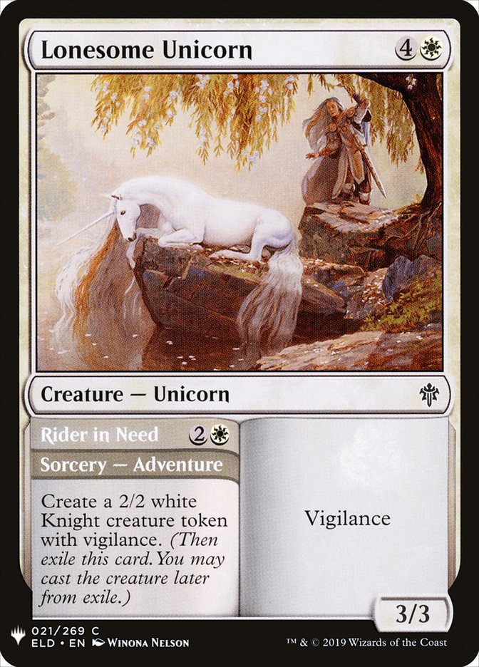Lonesome Unicorn // Rider in Need [Mystery Booster] | Chromatic Games