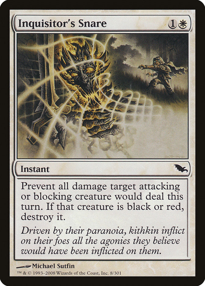Inquisitor's Snare 8/301 (Shadowmoor)  | Chromatic Games