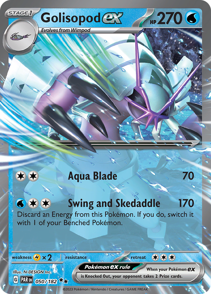 Golisopod ex (050/182) [Scarlet & Violet: Paradox Rift] | Chromatic Games