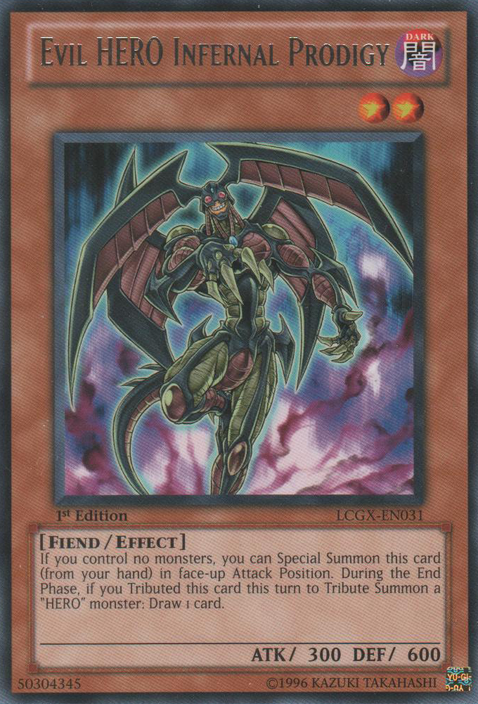 Evil HERO Infernal Prodigy [LCGX-EN031] Rare | Chromatic Games