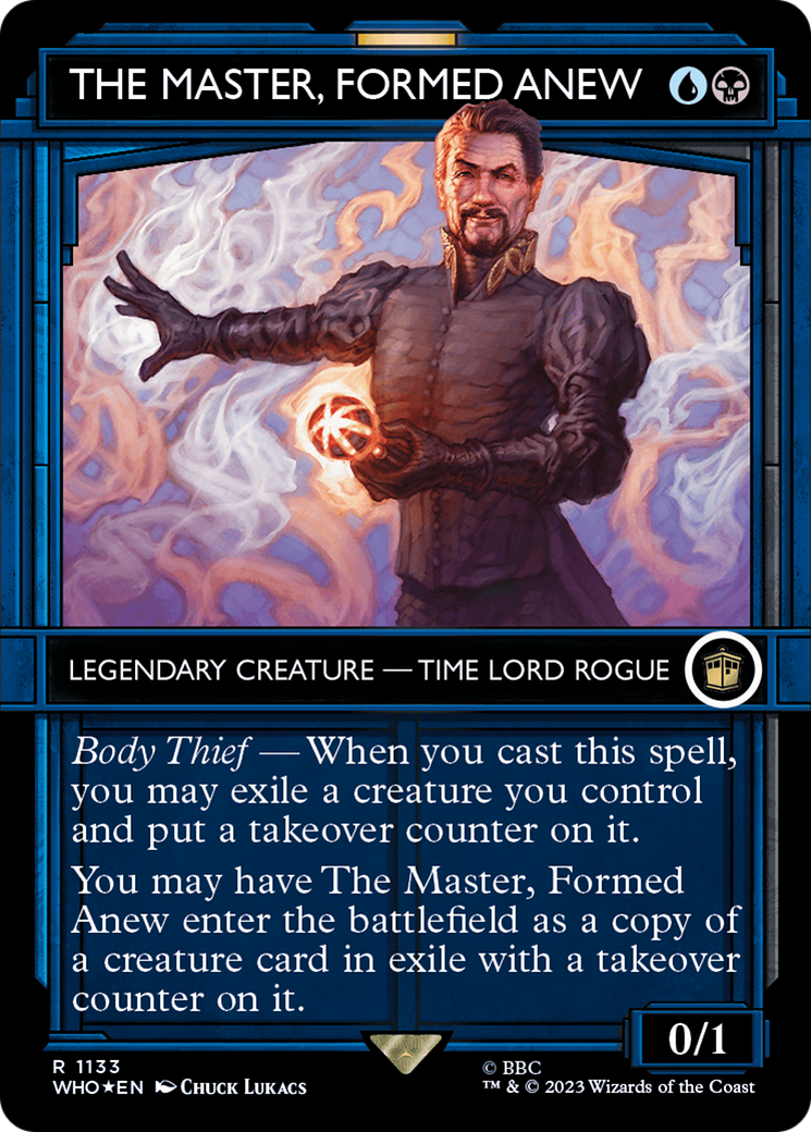 The Master, Formed Anew (Showcase) (Surge Foil) [Doctor Who] | Chromatic Games