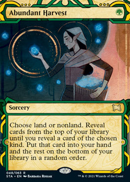 Abundant Harvest (Foil Etched) [Strixhaven: Mystical Archive] | Chromatic Games