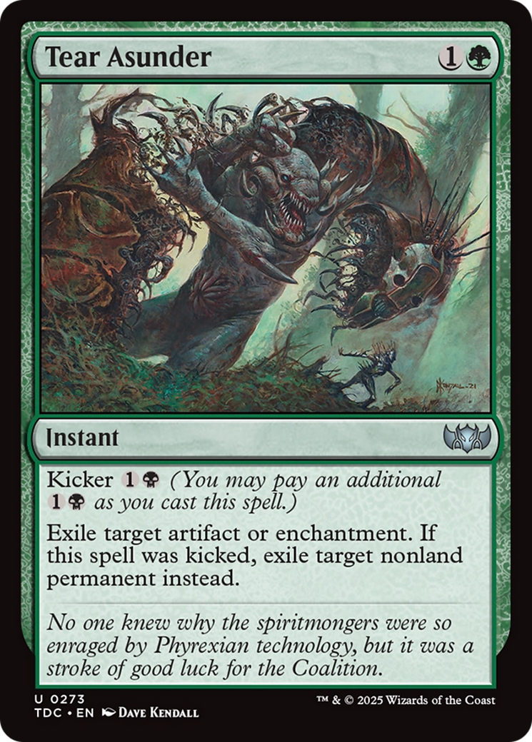 Tear Asunder [Tarkir: Dragonstorm Commander] | Chromatic Games