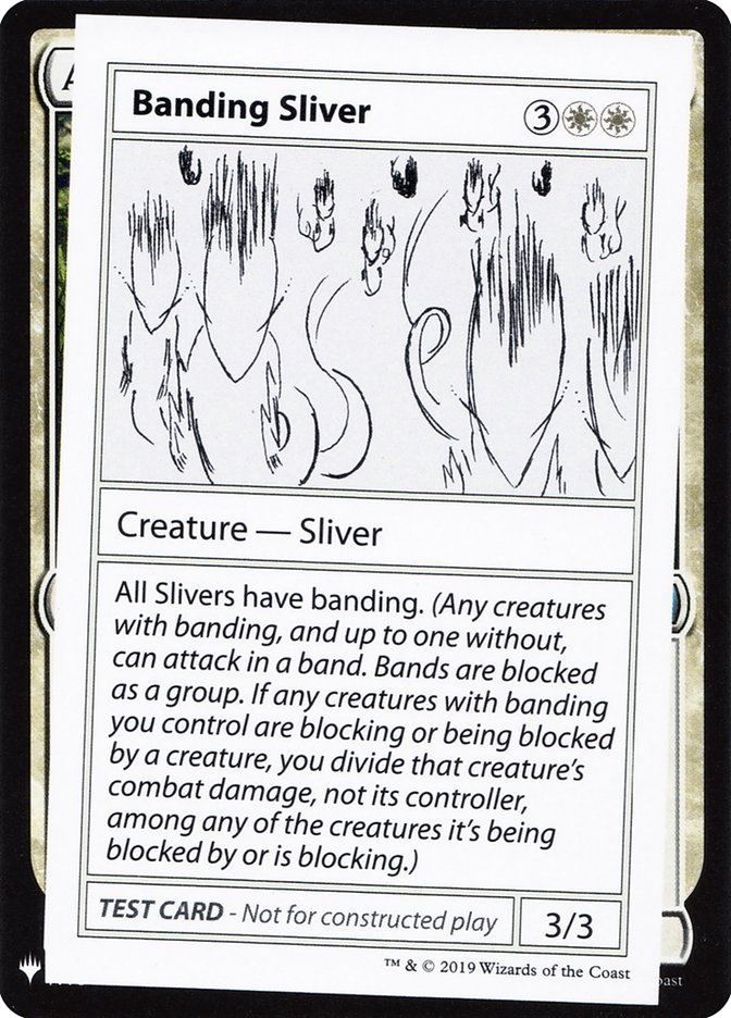 Banding Sliver [Mystery Booster Playtest Cards] | Chromatic Games