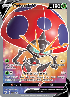 Orbeetle V (166/185) [Sword & Shield: Vivid Voltage] | Chromatic Games