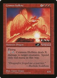 Crimson Hellkite (Oversized) [Oversize Cards] | Chromatic Games