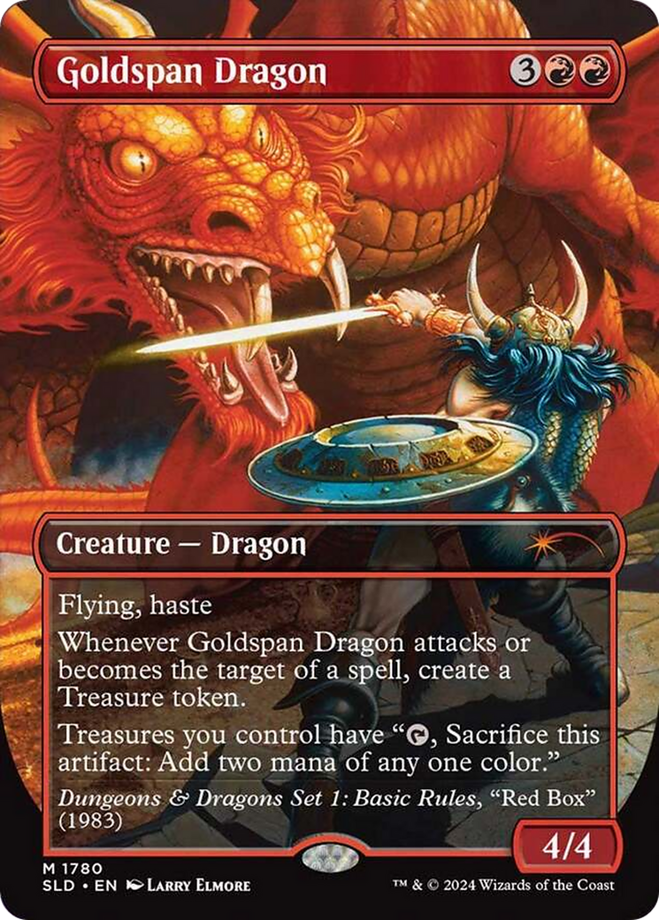 Goldspan Dragon (Rainbow Foil) [Secret Lair Drop Series] | Chromatic Games