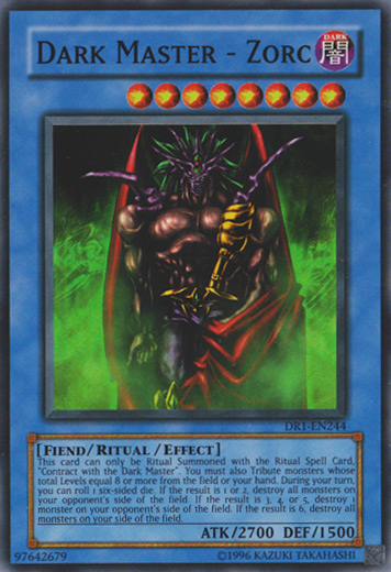 Dark Master - Zorc [DR1-EN244] Super Rare | Chromatic Games