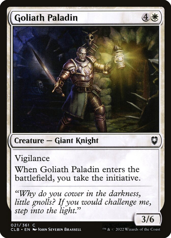 Goliath Paladin 21 (Commander Legends: Battle for Baldur's Gate)  | Chromatic Games