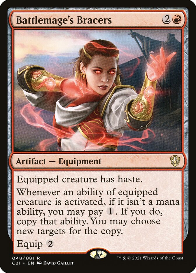Battlemages Bracers 48 (Commander 2021)  | Chromatic Games