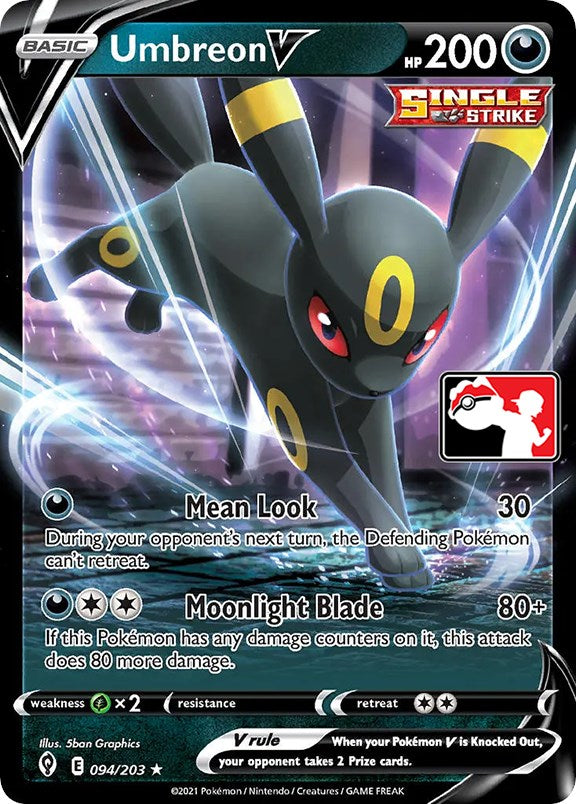 Umbreon V (094/203) [Prize Pack Series One] | Chromatic Games