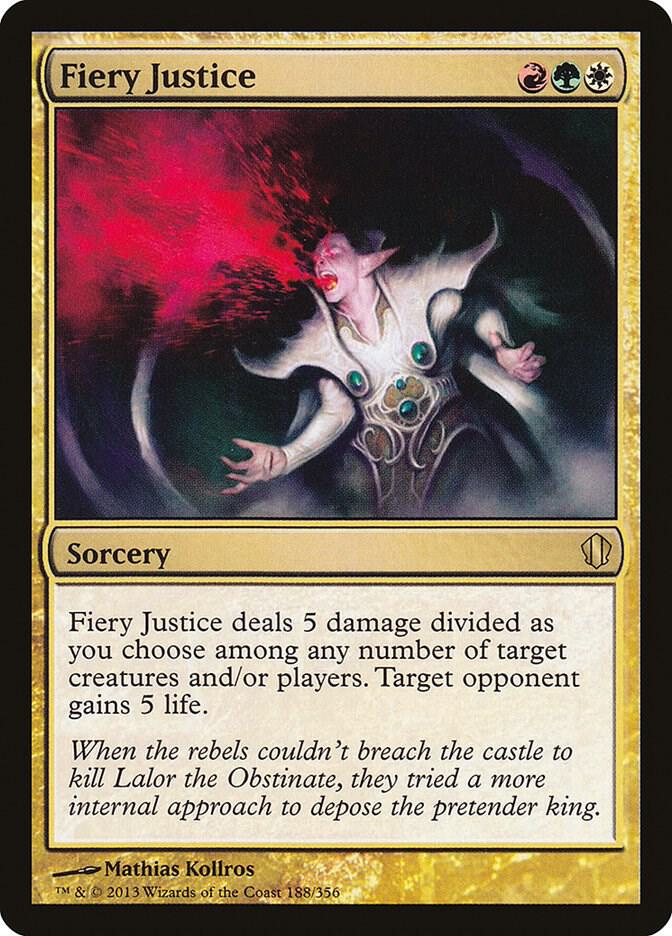 Fiery Justice 188/356 (Commander 2013)  | Chromatic Games