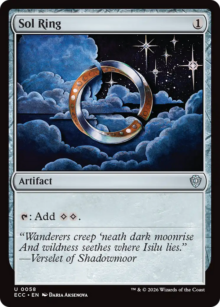 Sol Ring (0058) [Lorwyn Eclipsed Commander] | Chromatic Games