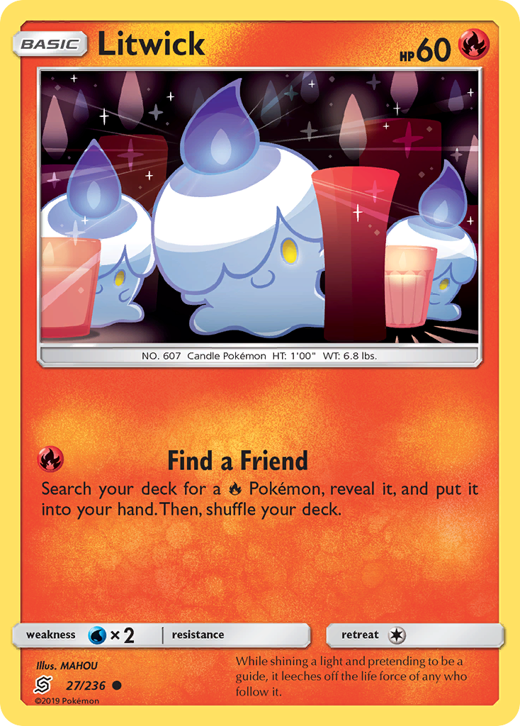Litwick (27/236) [Sun & Moon: Unified Minds] | Chromatic Games
