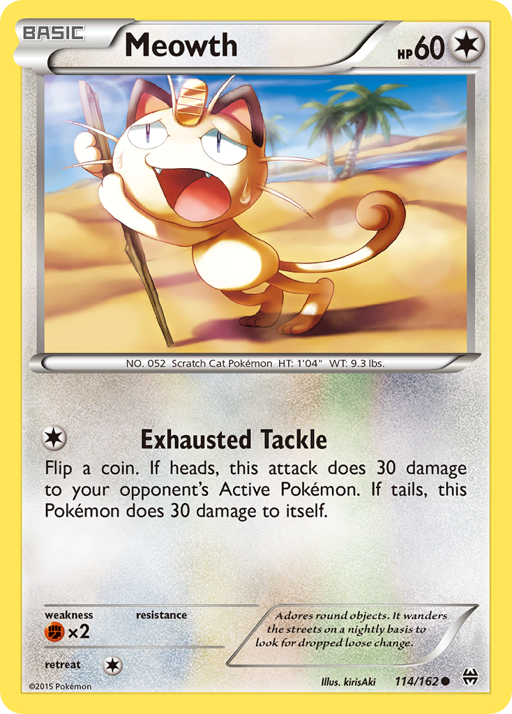 Meowth (114/162) [XY: BREAKthrough] | Chromatic Games