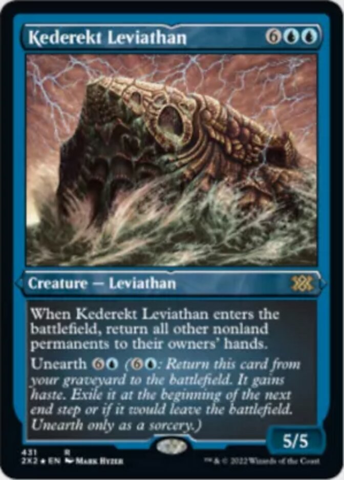 Kederekt Leviathan (Foil Etched) [Double Masters 2022] | Chromatic Games