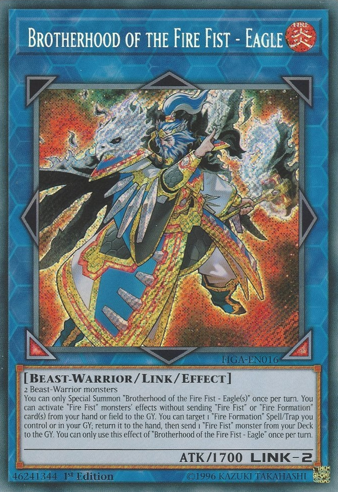 Brotherhood of the Fire Fist - Eagle [FIGA-EN016] Secret Rare | Chromatic Games